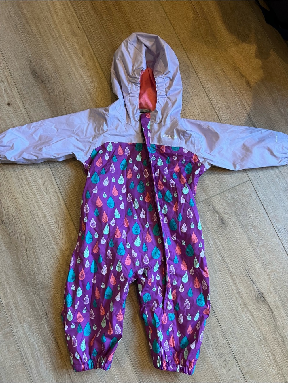 Columbia 12-18 month girls rain suit